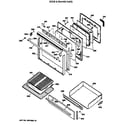 GE LGB600GET3BC door & drawer parts diagram