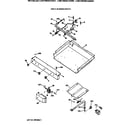 GE LGB146GEV2AD gas & burner parts diagram