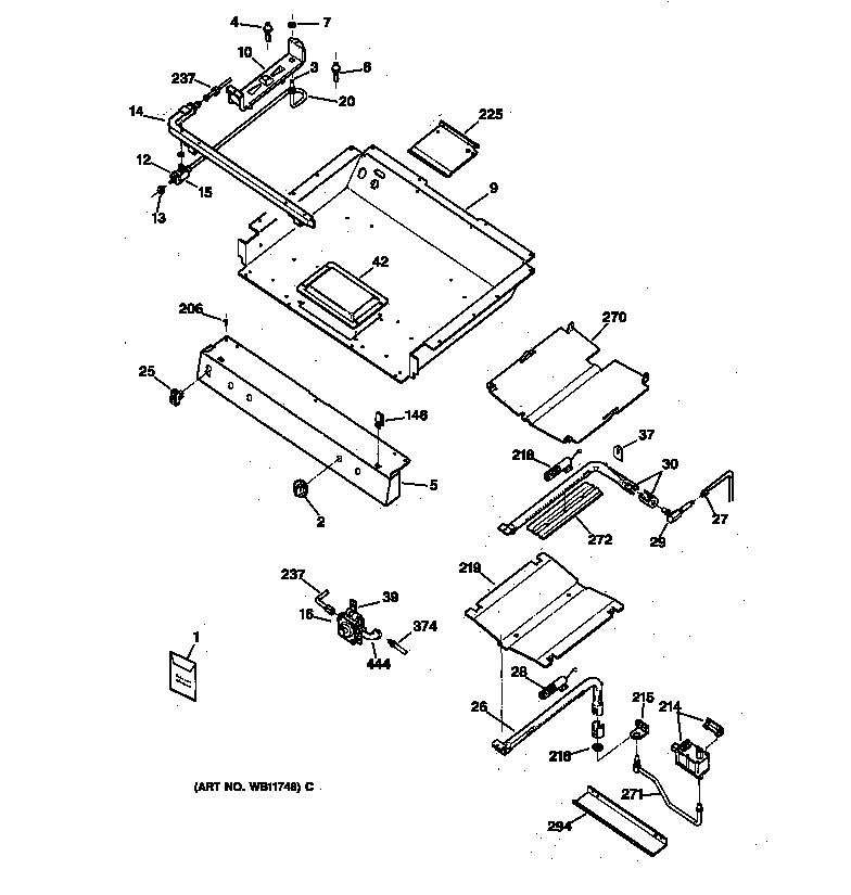 GE LGB356WEW3WW gas burner parts diagram