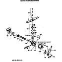 Hotpoint HDA150V-60WA motor-pump mechanism diagram
