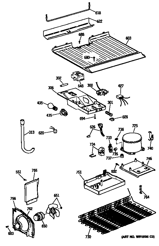 Hotpoint CTX16CYSJLAD unit diagram