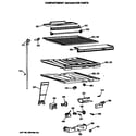 Hotpoint CTX21GISMRAD compartment separator parts diagram