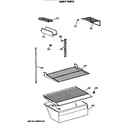 Hotpoint CTX18CISGRWW shelf parts diagram