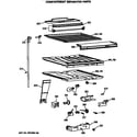 Hotpoint CTX18CISGRWW compartment separator parts diagram