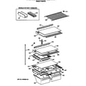 Hotpoint CTX21GISRRWH shelf parts diagram