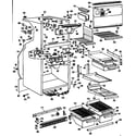 Hotpoint CTF17EBCR cabinet diagram