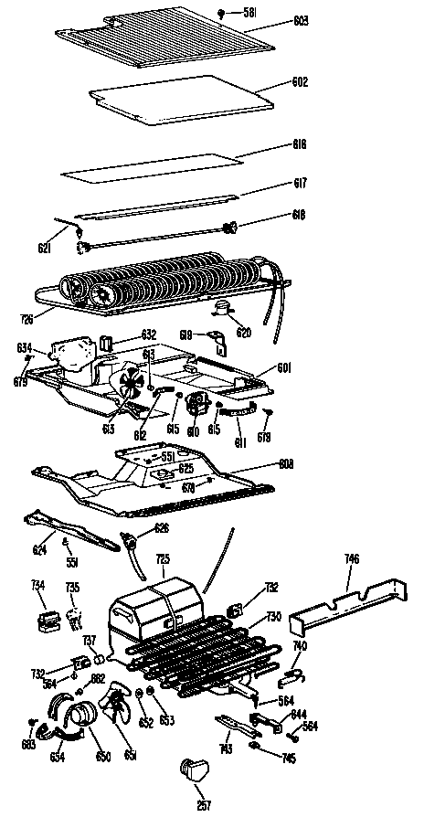 Hotpoint CTF21GBBR unit diagram