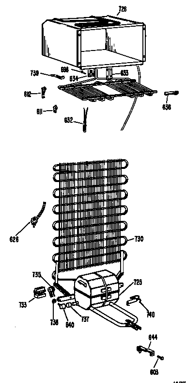 Hotpoint CTA12CCBR unit diagram