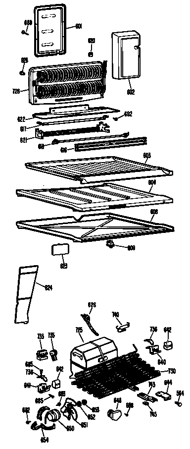 Hotpoint CTF17GCBR unit diagram