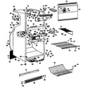 Hotpoint CTF17ACBR cabinet diagram