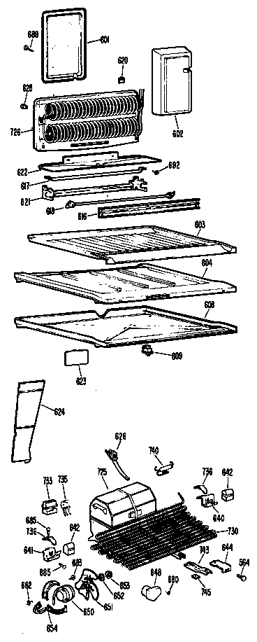 Hotpoint CTX18EFBR unit diagram