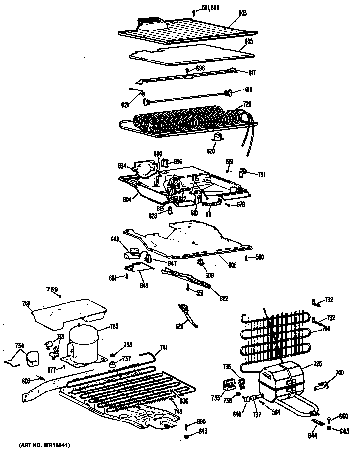 Hotpoint CTF15AFCL unit diagram