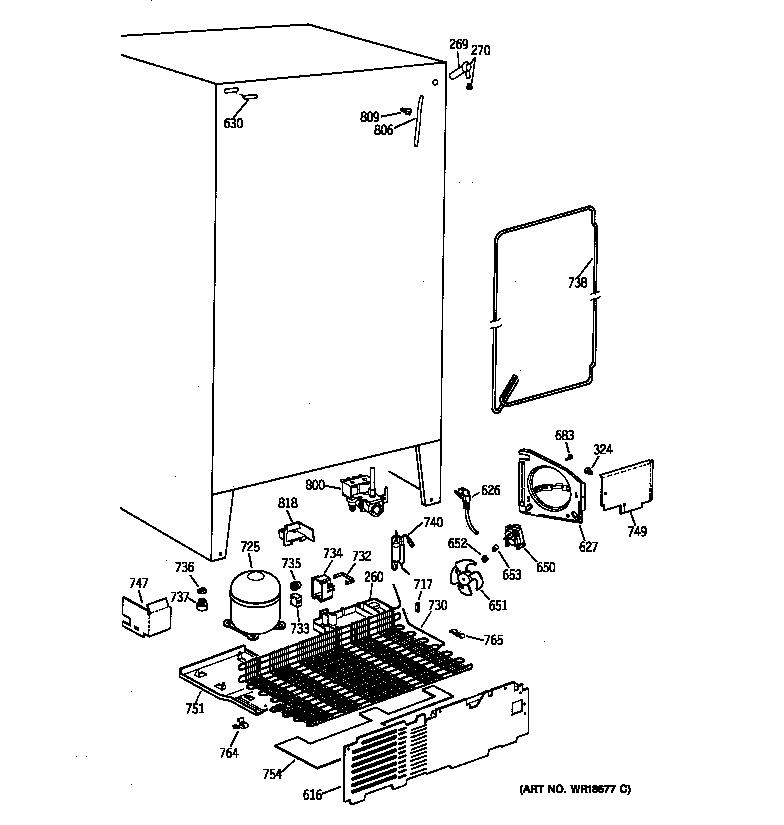 Kenmore 36359552994 unit parts diagram