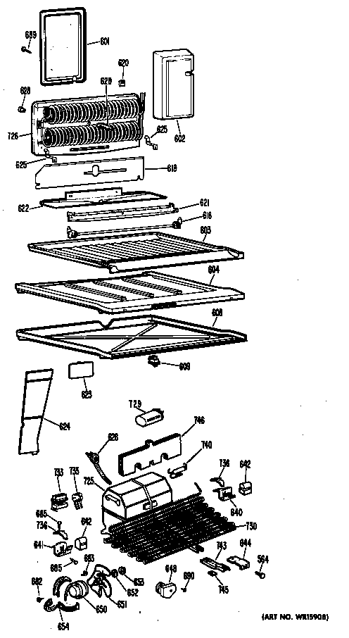 Hotpoint CTF23HFBR unit diagram