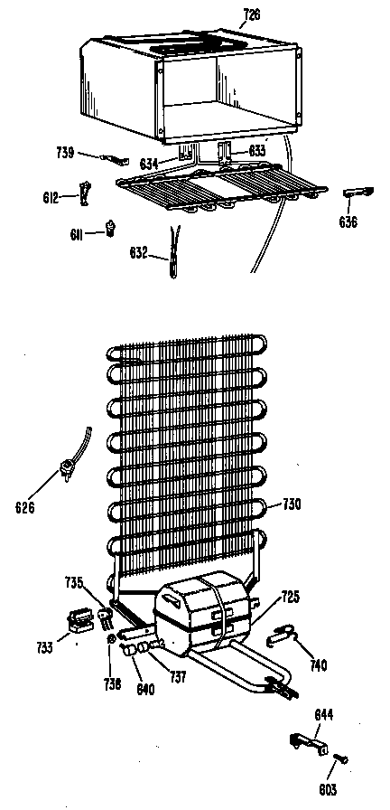 Hotpoint CTA12CFBR unit diagram