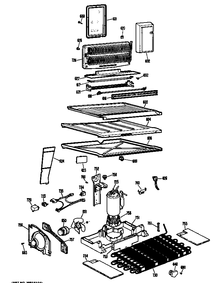 Hotpoint CTX18CGRR unit diagram