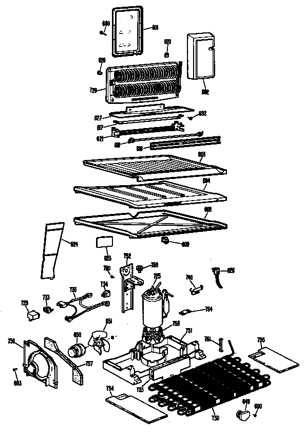 Hotpoint CTX18EHBR unit diagram