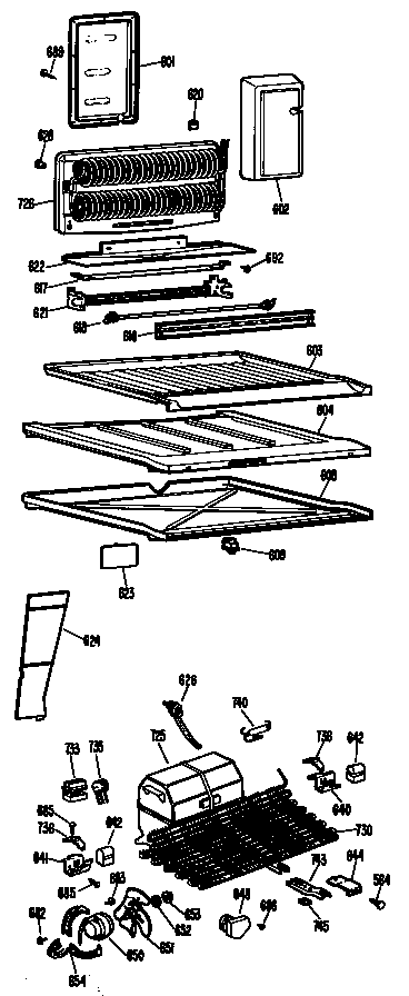 Hotpoint CTF19GBFR unit diagram