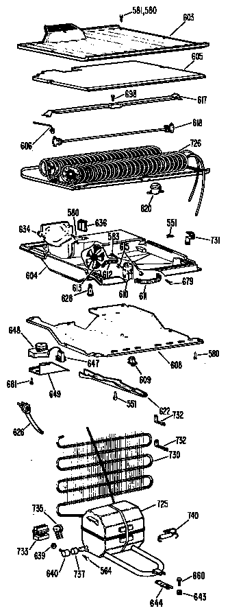 Hotpoint CTFM15VBDL unit diagram