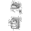 Hotpoint CTA12CBDL doors diagram