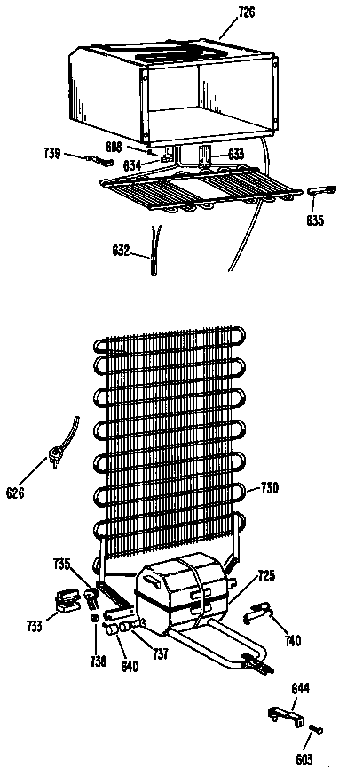 Hotpoint CTA12CBDR unit diagram