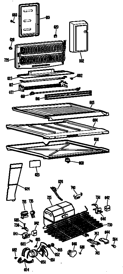 Hotpoint CTX18LFCR unit diagram