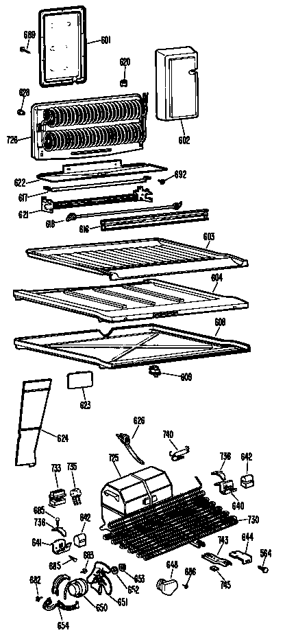 Hotpoint CTX20GGCR unit diagram