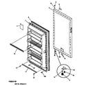GE FUM14SAARWH door diagram