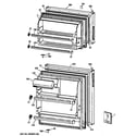 Hotpoint CTH14CYBRRWW doors diagram