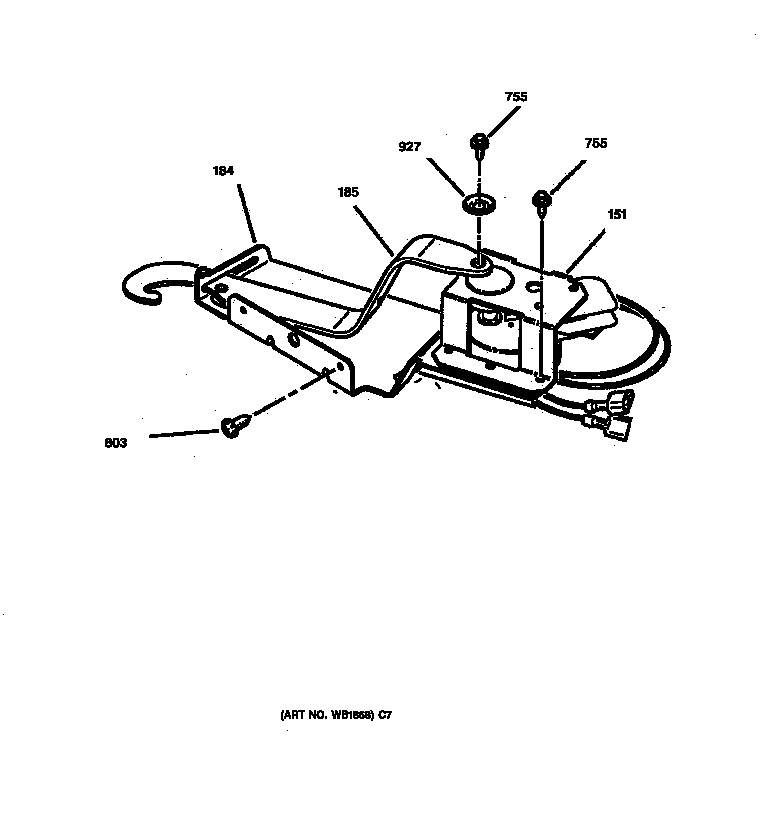 GE JK950BA2BB door lock diagram