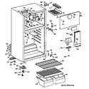 GE TBX16SSBNLWW cabinet diagram
