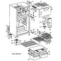 GE TBX14DABNRAA cabinet diagram