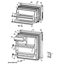 Hotpoint CTX14CYBNLWW doors diagram