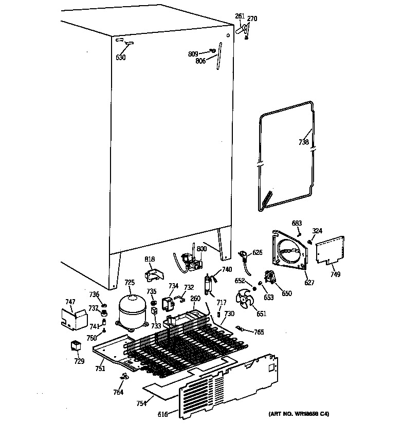 Kenmore 36358042896 unit parts diagram
