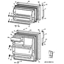 GE TBX16RICGLAA doors diagram