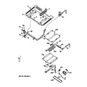 GE JGBP26BEA2WH gas & burner parts diagram