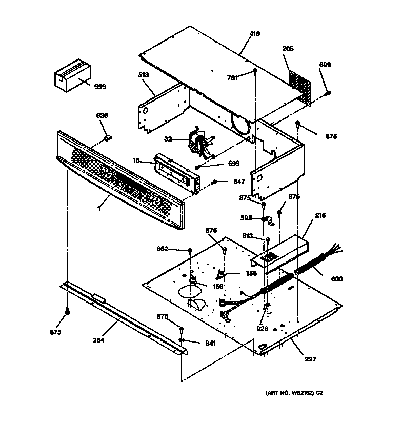 GE JTP45BA2BB control panel diagram