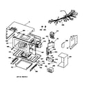 GE JTP95BA1BB microwave body diagram