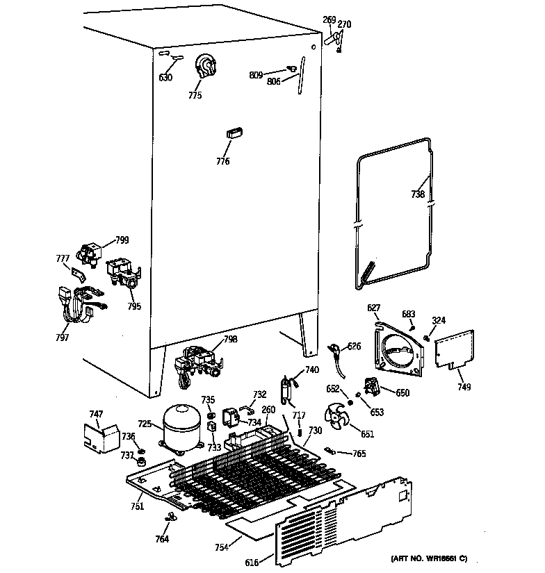 Kenmore 36359572996 unit parts diagram