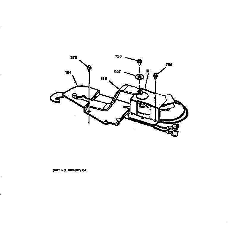 GE JCT910SA2SS door lock diagram