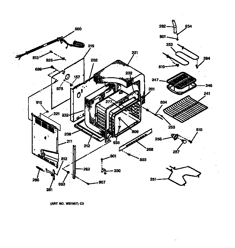 GE JDS26BW2AD body parts diagram