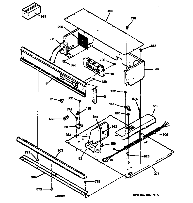 GE JTP13GT1BB control panel diagram