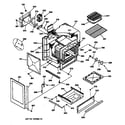 GE JGSP20GET1BB body & drawer parts diagram