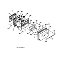GE JGSP20GET1BB door diagram