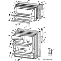 GE TBJ14NABRRWW doors diagram