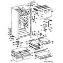 GE TBJ14NABRRWW cabinet diagram