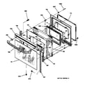 GE JB960BB2BB door diagram