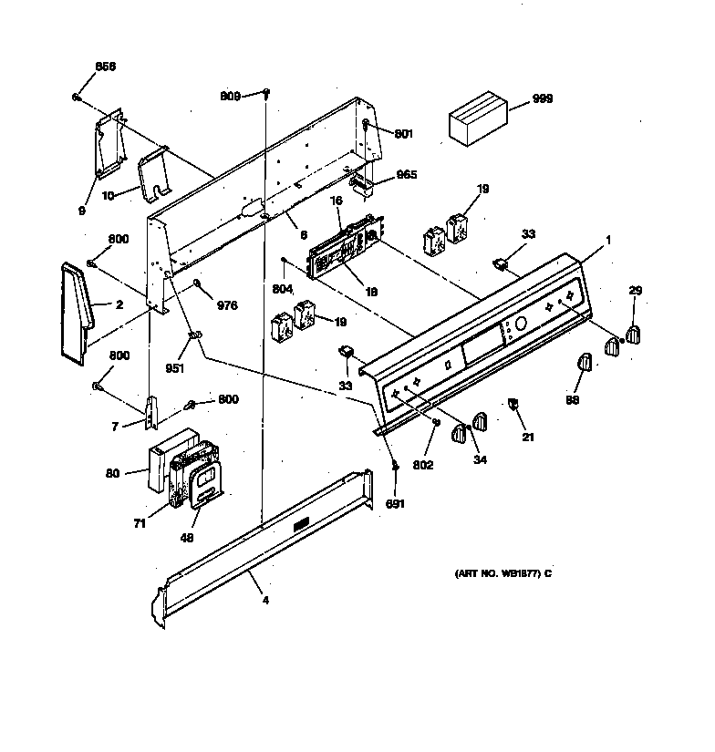 GE LEB356WY3WW control panel diagram