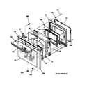 GE JBP85CB1CC door diagram