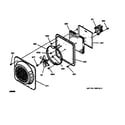 GE JBP85CB1CC convection fan diagram